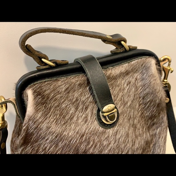 Uppdoo Wonder L Bag - Salt and Pepper Haircalf - Picture 6 of 11